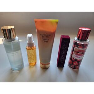 LOT OF 5: Victoria's Secret Very Sexy Rollerball .23 fl. oz., MIST, LOTION